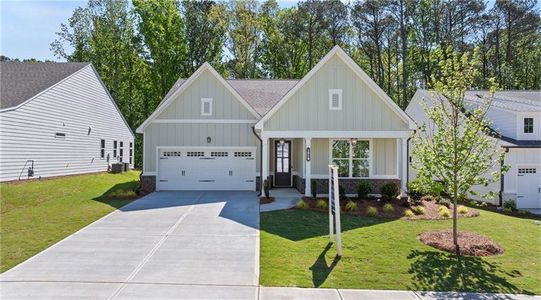 New construction Single-Family house 1019 Cooks Farm Way, Woodstock, GA 30189 Willowwood- photo 0