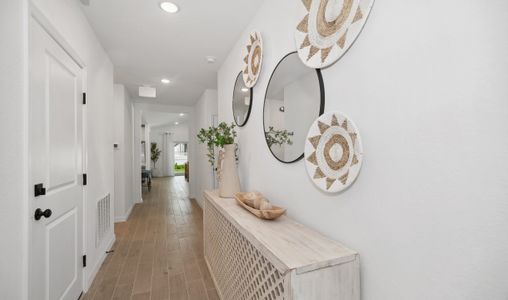 Foyer leading to kitchen