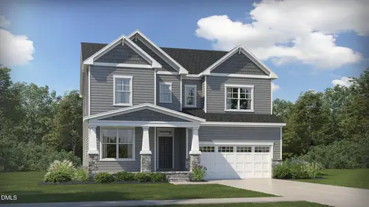 New construction Single-Family house 2981 Ocean Sunrise Dr, Wake Forest, NC 27587 plan Eastman III - image