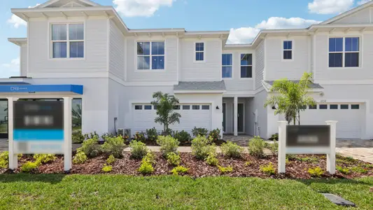 New construction Townhouse house 11136 Tidepool Ct, San Antonio, FL 33576 plan Aruba - image