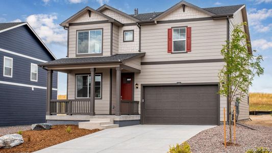 New construction Single-Family house 14204 Beebalm Ave, Parker, CO 80134 plan Holcombe - image