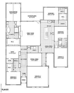 New construction Single-Family house 121 Enclave Dr, Lakewood Village, TX 75068 plan 851 - image 3