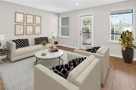 New construction Townhouse house 1127 Lucan Ln, Lawrenceville, GA 30043 - image 8