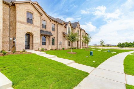 View of front of home with a front yard