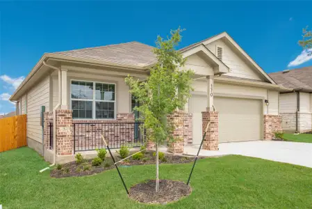 New construction Single-Family house 203 Balmorehea St, Kyle, TX 78640 plan The Abbot - image