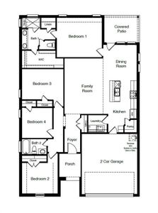 D.R. Horton's Parrott floorplan - All Home and community information, including pricing, included features, terms, availability and amenities, are subject to change at any time without notice or obligation. All Drawings, pictures, photographs, video, square footages, floor plans, elevations, features, colors and sizes are approximate for illustration purposes only and will vary from the homes as built.