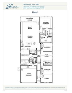 New construction Single-Family house 29727 Brushy Gables Dr, Magnolia, TX 77354 plan 4043 Elevation D - image