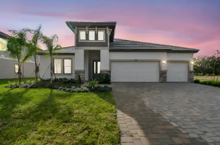 New construction Single-Family house 12505 White Blossom Ct, Parrish, FL 34219 plan Sapphire - image