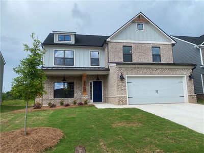 New construction Single-Family house 3133 Dowsing Lane, Powder Springs, GA 30127 Axley- photo 0