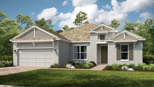 New construction Single-Family house 919 Tassleflower Trl, St. Cloud, FL 34771 Ambra- photo 0