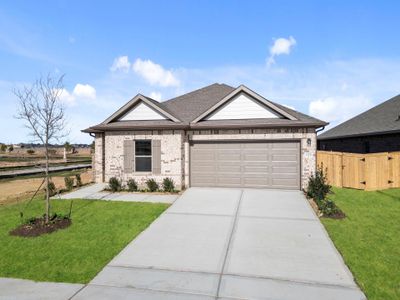 New construction Single-Family house 22042 Matera Vista Ln, Hockley, TX 77447 plan Ellis - Single Family Homes - image
