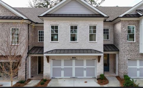 New construction Townhouse house 143 Wards Crossing Way, Unit 13, Johns Creek, GA 30022 The Ellington - photo 0