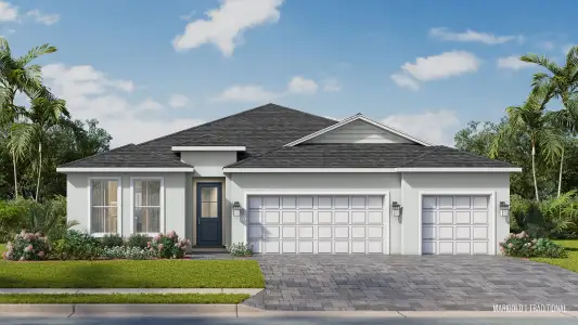 New construction Single-Family house 29027 Cobalt Sky Dr, Wesley Chapel, FL 33545 plan Marigold - image