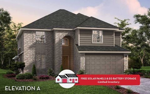 New construction Single-Family house 210 Estelle Ct, Dayton, TX 77535 plan Snowmass - image