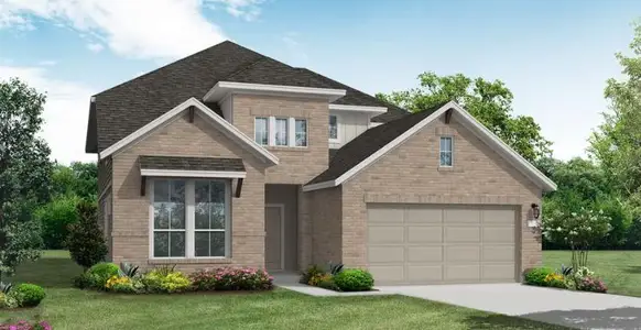 New construction Single-Family house 17328 Graces Path, Pflugerville, TX 78660 plan Goodrich - image