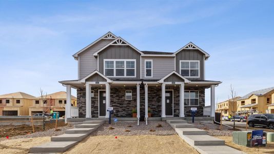 New construction Duplex house 268 S Trussville St, Aurora, CO 80018 MUIRFIELD- photo 0