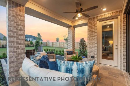 New construction Single-Family house 805 Willow Stream Dr, Lavon, TX 75166 plan Livingston - image
