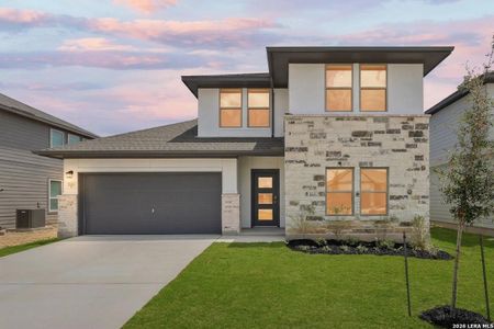 New construction Single-Family house 15562 Doublecreek Dr, San Antonio, TX 78253 plan Martin - image