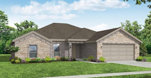 New construction Single-Family house 413 Falcon Way, Azle, TX 76020 Cromwell II- photo 0