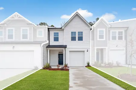 New construction Townhouse house 574 Barrington Row Ave, Zebulon, NC 27597 plan Hertford - image