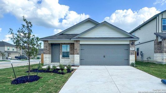 New construction Single-Family house 4202 Tarragon Place, Von Ormy, TX 78073 The Diana- photo 0