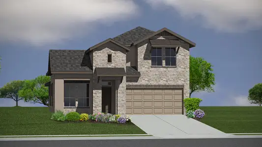 New construction Single-Family house 109 Mahogany Rpds, Boerne, TX 78006 plan The Caspian - image