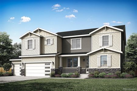 New construction Single-Family house 42958 Colonial Trail, Elizabeth, CO 80107 Monte Vista - photo 0