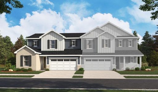 New construction Duplex house 6564 N Malta Street, Aurora, CO 80019 Citrine Duo- photo 0