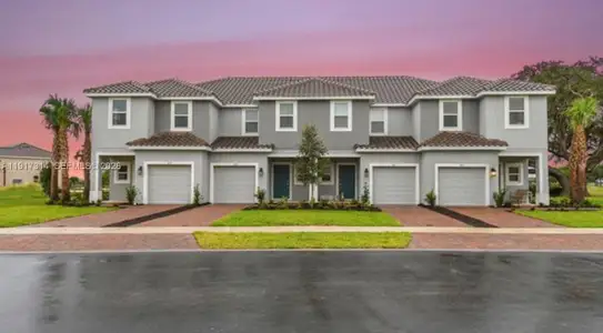 New construction Townhouse house 1345 Anchor Bend Way, Kissimmee, FL 34746 plan Jasmine - image