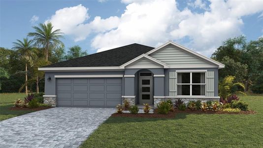 New construction Single-Family house 17020 James Trl, Parrish, FL 34219 plan Aria - image