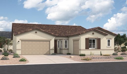 New construction Single-Family house 7520 W Saguaro Perch Wy, Marana, AZ 85658 plan Pinecrest - image