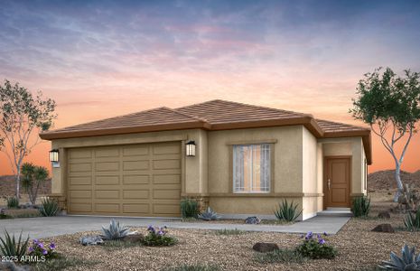 New construction Single-Family house 16565 N Comet Trl, Maricopa, AZ 85138 Marigold- photo 0