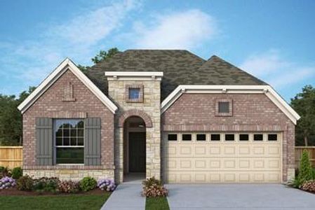 New construction Single-Family house 148 Cibolo Creek Loop, Bastrop, TX 78602 The Penmark- photo 0