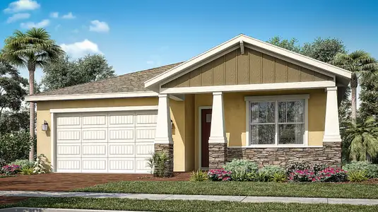 New construction Single-Family house 845 Lyra Pl Nw, Palm Bay, FL 32907 plan Freeport - image