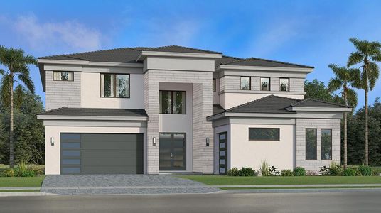 New construction Single-Family house 7599 Bridle Trail Wy, Lake Worth, FL 33449 plan Cambridge - image