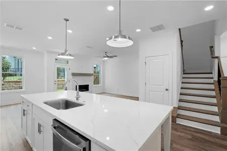 New construction Townhouse house 4916 Molder Ave, Unit 64, Buford, GA 30518 plan The Stockton - image