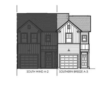 New construction Townhouse house 404 Us-378, Lexington, SC 29072 plan Southern Breeze - image