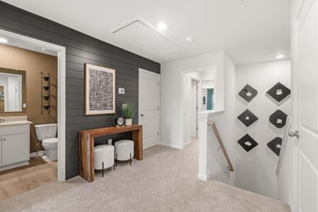 New construction Townhouse house 118 Hughes Place Dr, Dawsonville, GA 30534 plan Salisbury - image