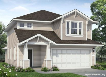 New construction Single-Family house 12112 Bulldogger Bnd, Mustang Ridge, TX 78610 plan Durango 1950 - image