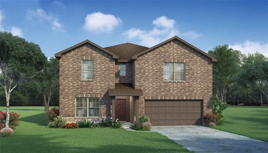 New construction Single-Family house 1621 Elle Lane, Aubrey, TX 76227 Boxwood III T- photo 0