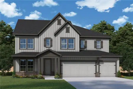 New construction Single-Family house 4750 Beechnut Cir, Cumming, GA 30028 The Heatherwick- photo 0