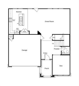 This floor plan features 3 bedrooms, 2 full baths, 1 half bath and over 2,400 square feet of living space.