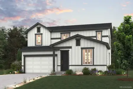 New construction Single-Family house 42601 Kinloch Trl, Elizabeth, CO 80107 plan Marion - image