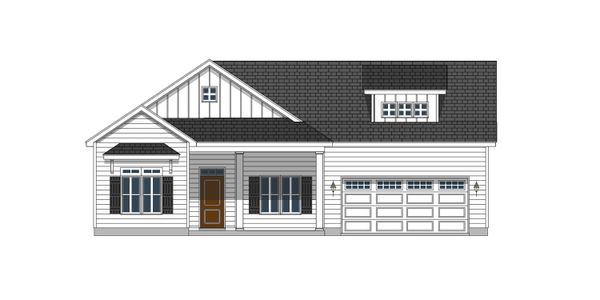New construction Single-Family house Winterville, NC 27834 plan Torrey Pines - image