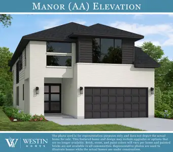New construction Single-Family house 125 Railhead Dr, Georgetown, TX 78633 plan The Manor - image