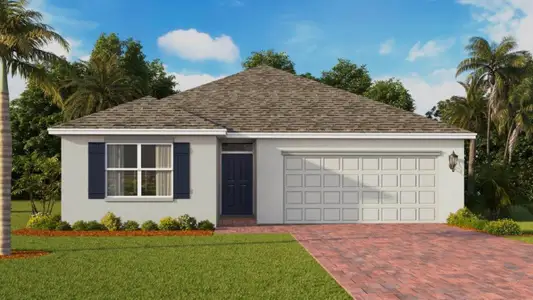 New construction Single-Family house 1524 Garabaldi Cir Se, Palm Bay, FL 32909 plan Lakeside - image