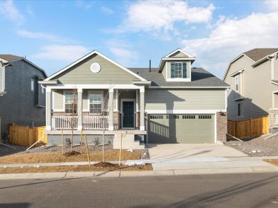 New construction Single-Family house 17355 E 91St Pl, Commerce City, CO 80022 The Glenwood- photo 0