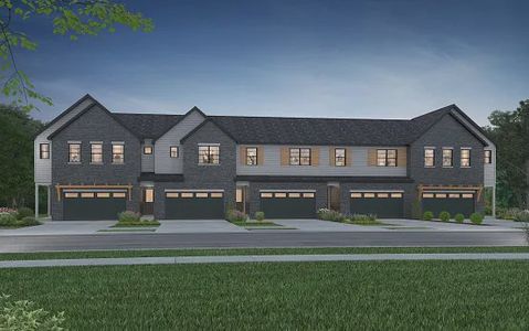 New construction Townhouse house 25007 Sprenger Dr, Cornelius, NC 28031 plan Spencer End Unit - image