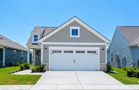 New construction Single-Family house 4173 Yellow Flag Iris St, Leland, NC 28479 plan Compass - image