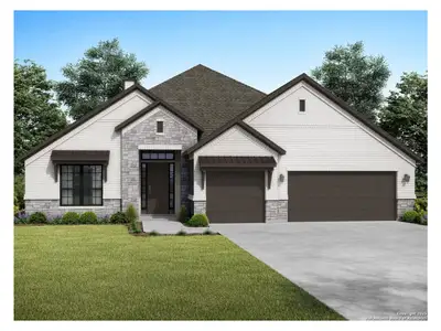 New construction Single-Family house 2814 Tortuga Verde, San Antonio, TX 78245 plan The Garner B - image